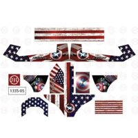 tem trùm xe máy điện 133s độ captain American  - làm tem dán xe máy điện theo yêu cầu - tem trùm xe máy điện rẻ và đẹpca