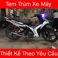 Tem trùm xe wave rsx đen trắng po.li.ce - Độ dán team trùm decal xe máy wave rsx đen trắng po.li.ce - Team trùm decal xe máy wave rẻ đẹp và chất