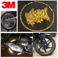 Tem vành xe phản quang 3M (Bộ 16 chiếc)