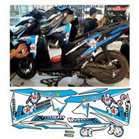 tem vario 150 doremon xanh đen