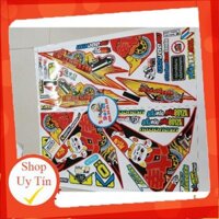 Tem vario mèo thần tài tặng logo thái