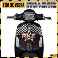 Tem Vespa Sprint / Primavera RKE | VPSP57 | Team Decal Hình Dán Xe Máy Vespa Chống Nước Bền Màu