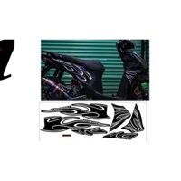 TEM VISION 2014 BẢN LỬA ĐEN TRẮNG CAO CẤP, TEM THIẾT KẾ 3 LỚP SIÊU SẮC NÉT