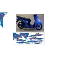 TEM VISION  2022 BẢN XANH ĐEN CAO CẤP, TEM THIẾT KẾ 3 LỚP SIÊU SẮC NÉT