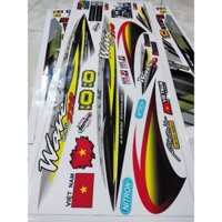 Tem Wave 110 Đời 2004 Dán Xe Bạc