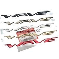 Tem WAVE chữ nổi ốp sườn xe WAVE Thái 125, FUTURE LED đủ màu