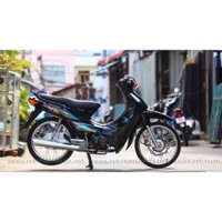 Tem Wave Crom xanh ngọc cam Rời xe đen cực bền (bộ)