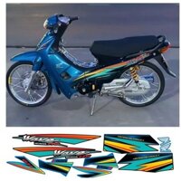 tem wave nhỏ 110 đen xanh thái