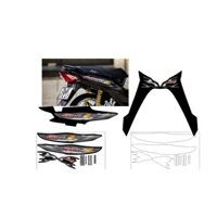 TEM WAVE Z 110 MÃU LỬA ĐEN XÁM CAO CẤP, TEM THIẾT KẾ 3 LỚP SIÊU DÍNH