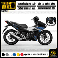 Tem Winner X Mẫu RSX Xe Đen, Đỏ, Trắng, Xanh...| WNX36 | Team Decal Xe Máy Rời Chống Nước Dễ Dán Tại Nhà