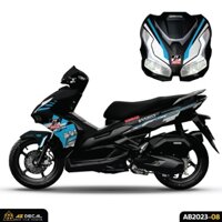 Tem Xe Air Blade 2023 Mẫu Nissan Motul | AB2023-08 | Team Decal Dán Xe Máy AB AirBlade 125 160 Chống Nước Bền Màu