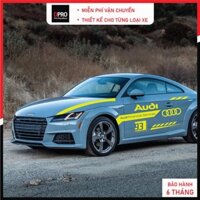 Tem xe Audi TT phong cách thể thao-decal Audi TT-Tem xe ô tô giá rẻ