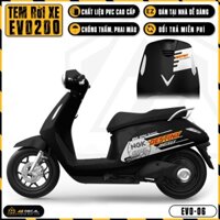 Tem Xe Evo 200 Mẫu Destiny | EVO-06 | Decal Dán Xe Máy Vinfast Evo200 Chống Nước Dễ Dán Tại Nhà