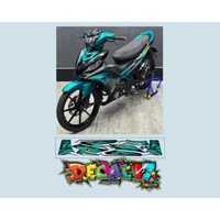 TEM XE EXCITER 135 LC XANH ĐEN XE ĐEN