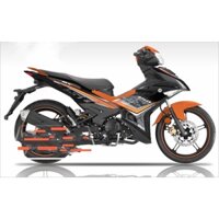 tem xe exciter150 đen cam