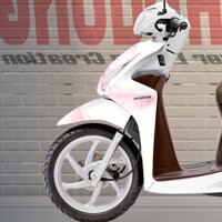 Tem Xe Honda Vision Hồng Trắng