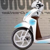 Tem Xe Honda Vision Xanh Trắng