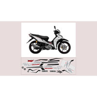 Tem xe Jupiter full trắng Rc - Tem decal 3 lớp