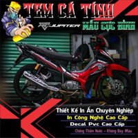 Tem xe jupiter mx,mẫu tem rc v3 hot 2024,tem rời in chất liệu decal trắng 3 lớp chống bay màu