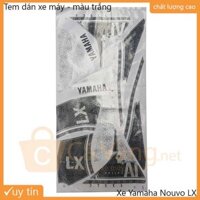 Tem xe máy Nouvo LX 135 LC - LOẠI 3 lớp, TEM tốt dán dàn áo xe màu ĐEN
