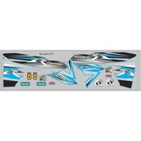 Tem Xe Máy Wave Chữ R 1104 | WAVER1104 | Tem PVC Siêu Bóng Chống Bay Màu