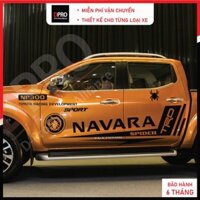 Tem xe NAVARA dán 2 bên sườn - tem xe ô tô giá rẻ hà nội- decal navara