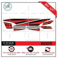 TEM XE NOUVO 2,3 ZIN ĐỎ ĐEN -- SHIN DECAL 2