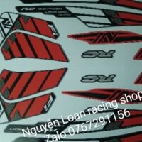 Tem xe nouvo 6 màu đỏ trắng