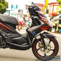 Tem Xe Nouvo SX Đen Nhám Đẹp Tinh Tế