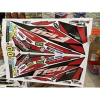 Tem xe Satria Fi đỏ đen