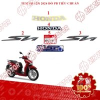 Tem Xe SH 125i, SH125i 2024 Đỏ Đen Phiên Bản Tiêu Chuẩn Chính Hãng - ZZM