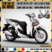 Tem Xe SH Mode Mẫu Gấu Và Thỏ | SM05 | Decal Dán SH Nữ 2015 - 2021 Chống Nước, Dễ Dán