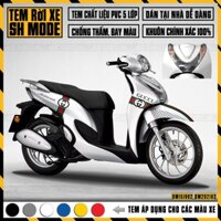 Tem Xe SH Mode Mẫu Guccci | SM02 | Decal Xe 2015 - 2019 & 2020 - 2021, Áp Dụng Xe Đỏ, Đen, Trắng, Bạc Đen