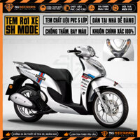 Tem Xe SH Mode Mẫu Martini | SM13 | Decal Dán SH Nữ Đẹp Đời 2015 - 2019 Và 2020 - 2021, Tem Rời Xe Dễ Dán
