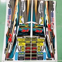 Tem xe sirius chữ R xanh xám