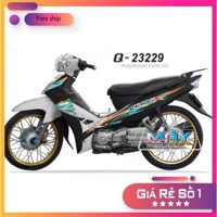 Tem xe sirius chữ X