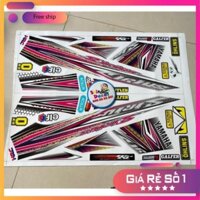 Tem xe Sirius dán xe trắng