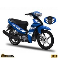 Tem Xe Sirius Mẫu RC 110 | SR36 | Team Decal Rời Hình Dán Xe Máy Chống Nước Chống Xước