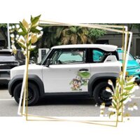 Tem xe , stiker VF3 na tra ma đồng giáng thế  , decal dán xe, sticker , bảo vệ xe