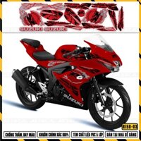 Tem Xe Suzuki GSX R150 Special Edition | GSX R150-03 | Decal Rời Cắt Sẵn Dễ Dán Cho Xe Sơn Đen, Trắng, Xanh, Đỏ