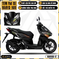 Tem Xe Vario 160 2023 Limited Edition | VAR160-17 | Team Decal Hình Dán Xe Máy Chống Nước Chống Xước