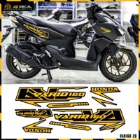 Tem Xe Vario 160 2023 Mẫu Honda | VAR160-20 | Team Decal Hình Dán Xe Máy Chống Nước Chống Xước