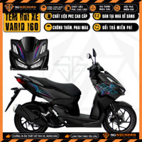 Tem Xe Vario 160 2023 RSX | VAR160-11 | Team Decal Dán Xe Máy Chống Nước Bền Màu Cho Xe Đỏ Đen Trắng