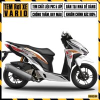 Tem Xe Vario Mẫu Repsol 01 | VR182104 | Team Decal Hình Dán Xe Máy Click 150 Chất Liệu Decal PVC Cao Cấp