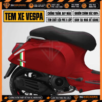 Tem Xe Vespa Italia | VP05 | Dán Cho Mọi Dòng Xe Vespa - Chất Liệu PVC Dễ Dán Tại Nhà