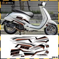 Tem Xe Vespa Sprint Primavera | VPSP68 | Team Decal Hình Dán Xe Máy Chống Nước Chống Xước TCM