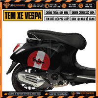 Tem Xe Vespa Sprint/LX/Primavera/GTS Cờ Canada | VP12 | Decal Vespa Rời Khuôn Sẵn, Chống Thấm Nước, Chống Bay Màu