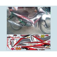 TEM XE WAVE BLADE TRẮNG ĐỎ ĐEN
