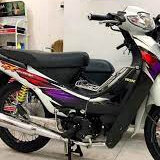 (Tem xe Wave ZX) Trọn bộ tem xe WAVE ZX, tem xe đầy đủ các chi tiết