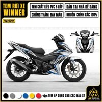 Tem Xe Winner 150 Mẫu H2C | WN29 | Tem Rời Cao Cấp Chống Nước, Chống Màu, Đa Dạng Mẫu Tem